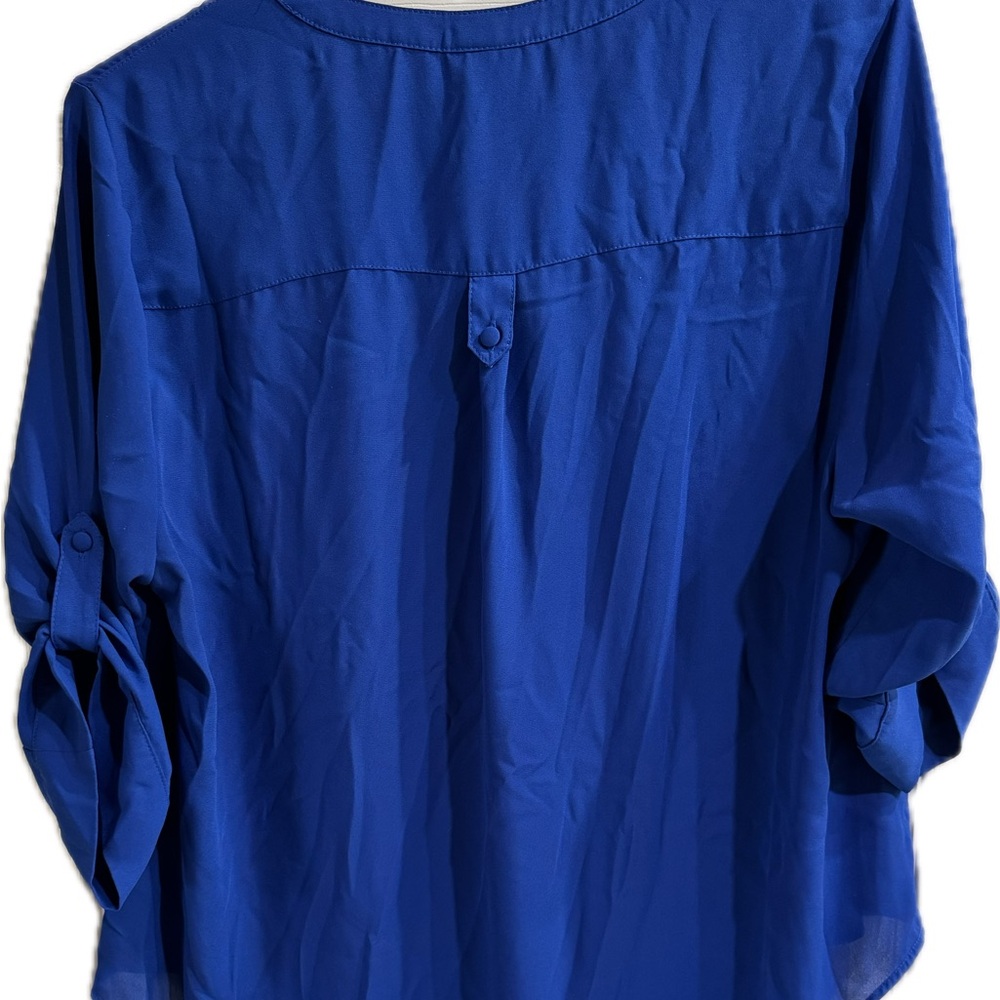 Women's Blue Blouse - Picture 2 of 4